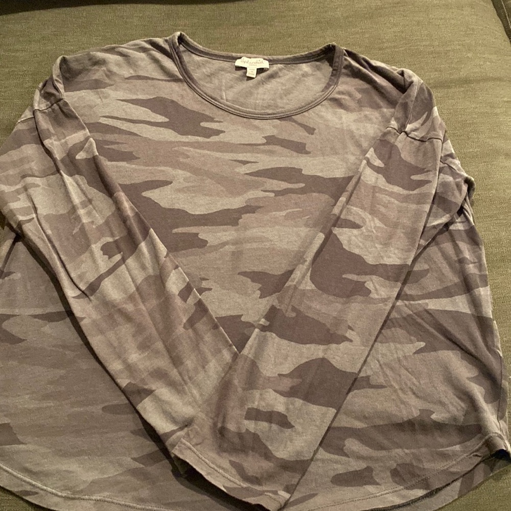 Splendid Camo long sleeve tee